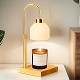 PORFOYO Kerzenwärmer Lampe, Candle Warmer Lamp, Duftkerze Duftlampe Wachswärmer mit Timer, Dimmbare LED Elektrischer Kerzenwärmer Lampe, Höhenverstellbar Kerzenwärmer für Yoga, Zuhause, Schlafzimmer