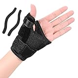 Apasiri Daumenbandage Rechts und Links, Daumenschiene für Arthritis, Sehnenscheidenentzündung, Karpaltunnelsyndrom, Verstauchungen, Kompressions-Daumenstabilisator, Schmerzlinderung, Einheitsgröße