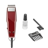 Moser 1411 Professioneller Mini-Haartrimmer, Bordeaux 4-teiliges Set