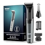Intimrasierer Mann, kensen 2 in 1 Rasierer Herren Intimbereich Wasserdicht Bodygroom Typ-C Körperrasierer Herren Nass Trocken Intim Rasierer Männer Beine Brust Achselhöhle Leiste Aufsteckkämme
