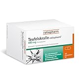 Teufelskralle-ratiopharm® 480 mg: Natürliche Hilfe gegen Gelenkschmerzen (z.B. bei Arthrose und Arthritis), 100 Filmtabletten