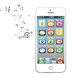 Kinder Spielzeug ,Kinder Handy,Plastik-Story-Maschine ohne Speicher,Kinder pädagogisches Lernen Telefon Spielzeug ,USB WiederaufladbaresHandy Spielzeug ,Spielzeug Geburtstag Kinder Kinder. (Weiß)