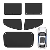 Sonnenschutzrollo für Auto, Schutzvorhang für Seitenfenster, schwarzes isoliertes Zubehör mit UV-Schutz und Montage für vordere Seitenfenster von Auto, Van oder LKW