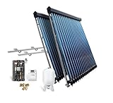 Röhrenkollektor Solarpaket Vakuumröhrenkollektor HP22-2 7,22 m² Flachdach Solar