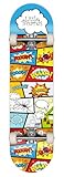Little Boards Skateboard für Kinder Cartoon 7.3 - hochwertiges Komplettboard speziell für Kinder von 8 bis 12 Jahren