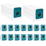 16 Stück Staubsauger Beutel für Samsung Bespoke Jet VCA-ADB95,Für Samsung Bespoke Jet VCA-ADB9 Filterbeutel-Ersatzteilset,Mehrschichtiger Staubfilter mit hoher Kapazität