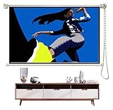 MMDXDLX Beamer Leinwand Projektionsleinwand, tragbar, knitterfrei, for Kino, Heimkino, Büro, Video(40 Inch 16:9)