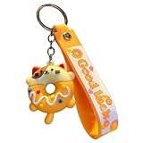 Niedliche Tier-Schlüsselanhänger, Donut-Taschenanhänger, Mini-Plüsch-Schlüsselanhänger, dekoratives Taschenzubehör, für Reisen, Schule, Büro, Party, Handtasche, Gepäck, Geldbörse, Dekoration,