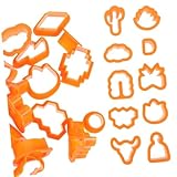 HOMSFOU 25 Stück Teiliges Set für Polymer Clay Ohrringe Ausstecher für Schmuckherstellung DIY Earring Kit Leicht und Tragbar für Anfänger und Kreative