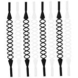 Garneck 8 Stück Teiliges Brillenband aus Rutschfestem Silikon für Schwimm Sportbrillen Elastische Brillenkordel mit Federdesign Passend für Outdoor und Alltag Leicht und Kompakt