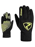 Ziener Unisex SMU 22-GTX INF 274 Touch Fahrradhandschuhe Langfinger | Gore-Tex Infinium, gepolstert, atmungsaktiv, Poison Yellow, 9