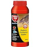 PROTECT HOME Rodicum Ratten Portionsköder, vorportionierte Rattenköder, 500 g Dose