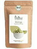 Bio Moringa Kapseln 200 Stück | Hochdosiert 1290mg Tagesdosis Moringa Oleifera in Premium Rohkost Qualität | 100% rein ohne Zusätze Vegan eltabia