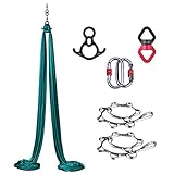 Aerial-Hängematte, Bequeme Aerial-Yoga-Seide Aus Nylon Mit Hardware, Nylon-Aerial-Yoga-Hängematte, Aerial-Yoga-Schaukelset, Anti-Schwerkraft-Aerial-Seide Für Erwachsene Für Akrobatisches Fliegendes