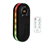 Heizlüfter zum Anschließen, 180 Grad drehbar, für den persönlichen Gebrauch, mit Fernbedienung mit LED-Anzeige und Timer-Funktion, für Wandbüro im Innenbereich zu Hause