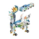 Transforming Dinosaur – Interaktives, Transformierbares Mechanisches Zappelspiel | Verwandelnde Dinosaurierautos Für -Mädchen-Enthusiasten, Drinnen, Draußen, Zuhause, Party, Klassenzimmer, Gebur