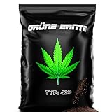 GRÜNE ERNTE 20L Grow Erde für Cannabispflanzen - Cannabis Erde mit Perlit für Pflanzen - Ideale Erde für Hanfpflanze & Cannabis-Anbau - Perfekt für Cannabis Samen und Cannabis Dünger