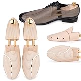 SULPO Schuhspanner Herren & Damen aus Kiefernholz – Schuhformer Holz – Holzschuhspanner - für Längere Haltbarkeit Ihrer Schuhe – Elegantes Design