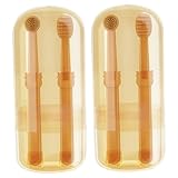 Hundezahnbürste 4PCS Weiche 360° Katzenzahnbürste & Katzenzungenbürste Waschbare Haustierzahnbürste mit Aufbewahrungsbox Welpenzahnbürste für kleine Haustiere Haustierzahnbürste Welpenzahnbürste