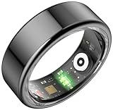 findtime Smart Ring Fitness Ring Tracker Smartringe für Herren Damen IP68 Wasserdicht Tracking Ring mit Schrittzähler Kalorien Herzfrequenz Schlaftracker Android iOS