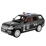 NNYIMJ for 1/24 Offroad-Polizeiauto-Simulationslegierungsautomodell-Sammelornamente