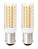 wossluck AC 220V-240V LED B15D Speziallampe, 6W 60W Ersatz, Warmweiß 3000K, Dimmbar, 2 Stück