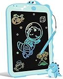 LCD Schreibtafel Kinder Geschenke Dinosaurier: Beschäftigung Autofahrt Kinder Spielzeug ab 2 3 4 5 6 Jahre Maltafel Zaubertafel Zeichentablett für Jungen Mädchen 8.5 Zoll Blau