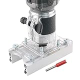 Oberfräsenführung | Trimmmaschine Kantenbasis - Nutfräser Halterung - für Haus Garage Werkstatt Holzbearbeitung Handwerk Industrie Aushöhlen Nuten Schnitzen Gravur