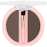 essence brow powder duo set, Augenbrauen Puder, Nr. 03, Braun, definierend, natürlich, vegan, ohne Mikroplastikpartikel, Nanopartikel frei, ohne Parfüm, 1er Pack (1.8g)
