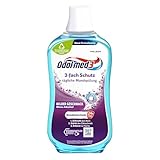 Odol-med3 Mundspülung 3-Fach Schutz, alkoholfreie Mundspülung, stärkt den Zahnschmelz und erfrischt den Atmen, 500 ml