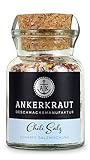 Ankerkraut Chilisalz, mild-scharfes Salz zum Finishen von Grillfleisch, Aufläufen und Suppen, 150g im Korkenglas