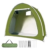 Fahrradschuppen, winddichter Motorradschuppen – UV-beständiges, winddichtes Fahrradaufbewahrungszelt für Garten, Outdoor, Rasen, Terrasse, Hinterhof