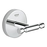 GROHE Bau Cosmopolitan - Bademantelhaken (Metall, Verdeckte Befestigung, langlebige Oberfläche), chrom, 40461001