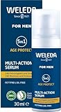 WELEDA Bio FOR MEN 5in1 Multi Action Serum - Naturkosmetik Anti Aging Männer Gesichtspflege Konzentrat mindert Falten & strafft. Herren Gesichtsserum mit Aloe Vera & Granatapfelsaft (vegan / 30ml)