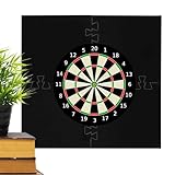 Surround-Dartboard-Ring – 4 Stück Eva Schiam Backboard für 45,7 cm (18 Zoll) Dartboard | Schutz-Dartbacker mit Verbindungselementen, Schutzschild für die Innenwand zur Konfiguration der