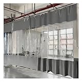 Wasserdichte Autowaschanlage Par ain Outdoor Vinyl Ga Divider & C Panel für Geschäfte, Fabriken und Terrassen (4 x 3 m)