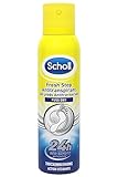 Scholl Fresh Step Anti-transpirant, Fussdeo, geruchsneutralisierend, 24 Stunden Schutz, 150ml