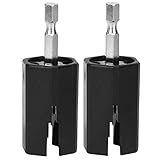 2PCS Guitar Electric Drill Bohrer String Peg Winder, String Winder Tuning Peg Puller Gitarrenreparatur- und Wartungswerkzeug Zubehör Für Spielinstrumente Musikinstrumentenzubehör