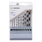 Bosch Professional 9-tlg. PointTeQ Sechskantbohrer-Set (für Metall, Ø: 2-8 mm, Arbeitslänge: 24-75 mm, Gesamtlänge: 60-117 mm, ¼'-Sechskantschaft, Zubehör für Schlagschrauber und Bohrschrauber)