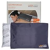 LAVAcare 2-in-1 Kühl- & Wärmekissen Klassik • Kühlendes Kissen mit Lavasand • Für Gefrierfach, Mikrowelle & Backofen • Lavakissen zur Erfrischung & Entspannung von Nacken, Rücken & Bauch