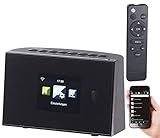 VR-Radio Internet Radio Empfänger: WLAN-HiFi-Empfänger (Tuner) für Internetradio und UKW, Fernbedienung (Internetradio Adapter, WLAN Radio Empfänger, Lautsprecher iPad)