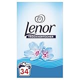 Lenor Trocknertücher, 34 Stück, Aprilfrisch – knitterfreie & frische Wäsche, Lenor Apriflrisch mit Frühlingsblumenduft