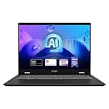 MSI Prestige 16 AI Evo Laptop: Intel Ultra 7-155H, 16 Zoll UHD+ OLED Display, 32 GB DDR5, 2 TB NVMe SSD, HDMI, SD-Kartenleser, Win 11 Pro: Stellar Gray B1MG-020US