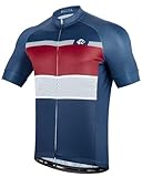 ROTTO Herren Radtrikot Fahrrad T-Shirt Kurzarm Einfache Linien Serie