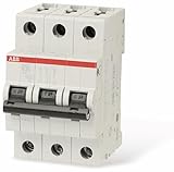 ABB S200 MCB Leitungsschutzschalter Typ B, 3-polig 20A 400V, Abschaltvermögen 6 kA System Pro M Compact