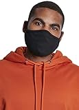 Urban Classics Unisex Cotton Face Alltagsmaske, Schwarz, 1 Stück (1er Pack) EU