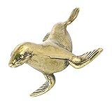 Cabilock Vintage Miniatur Siegel aus Messing Desktop Dekoration für Zuhause und Büro Perfektes für Freunde und Familie