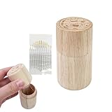 s Nadelkissen für Nähmaschine, Nadelkissen - tragbare Nähmaschinennadel - Handwerk Nadelkissen mit Deckel Nadelbox aus Holz Quilli Werkzeug
