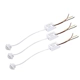 Mini-Infrarot-Bewegungssensor, Einbau-Bewegungssensor, für den Innenbereich, für die Installation in der Decke, automatische Beleuchtung, energiesparend, mit Erfassungsreichweite 8 m bei 360°, 220 V