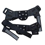 Traktionsvorrichtungen für Winterwanderschuhe - Schuhfallen Snow Stollen | Starten von Eisklemmen mit 7 Knöpfen, Leichter Eistunnel Schuhspitzen mit Streifen Ref